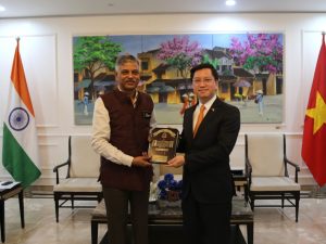 Đại sứ Việt Nam tại Ấn Độ tiếp đoàn học viên cấp cao Học viện Quốc phòng Ấn Độ